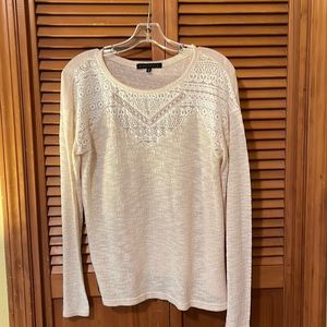 Sanctuary light weight cream sweater
